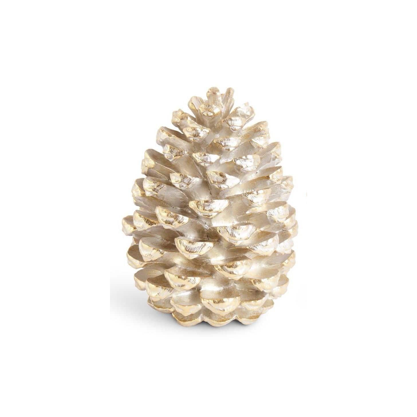 Antique Gold Resin Pinecone